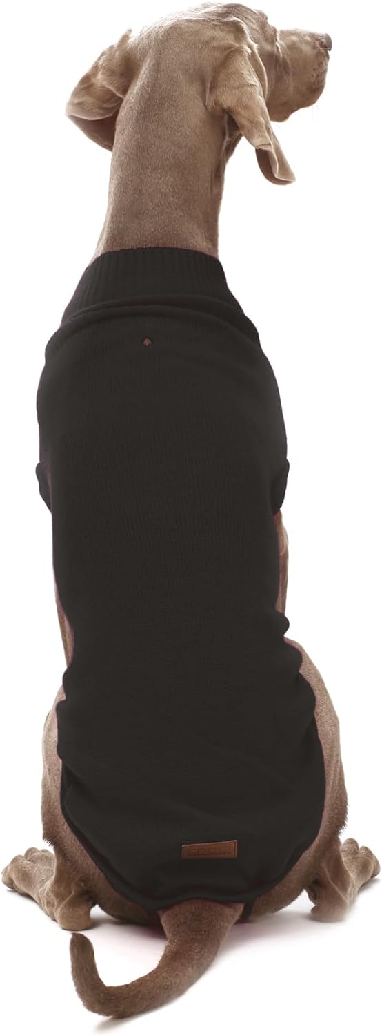 Croci C7074024 Rollkragenpullover, Stoccolma Schwarz, 60 cm Schwarz 60 cm, Schwarz 60 cm