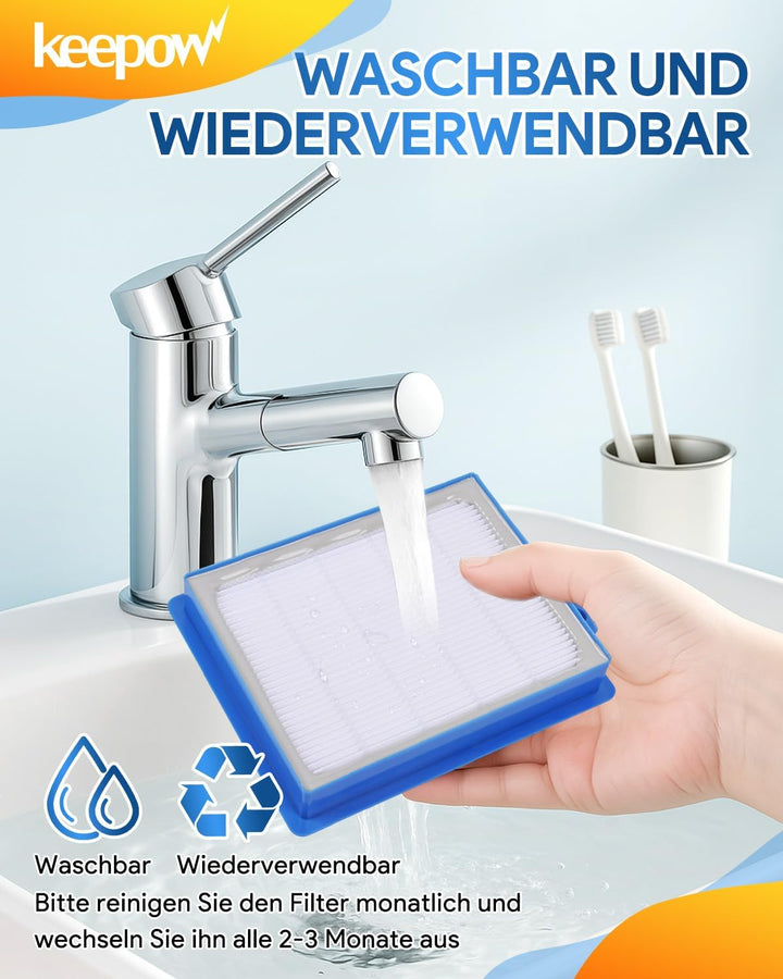 HEPA 13 Filter für AEG Turbo Cyclonic, Lx7 Animal | Performer Filter für Philips FC9150 FC8038/01, S