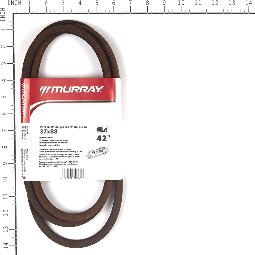 Briggs & Stratton Genuine Blade Drive Belt (Deck) 42'' Hydro Tactor 037X88MA 037X88MA Ride-On Mower,