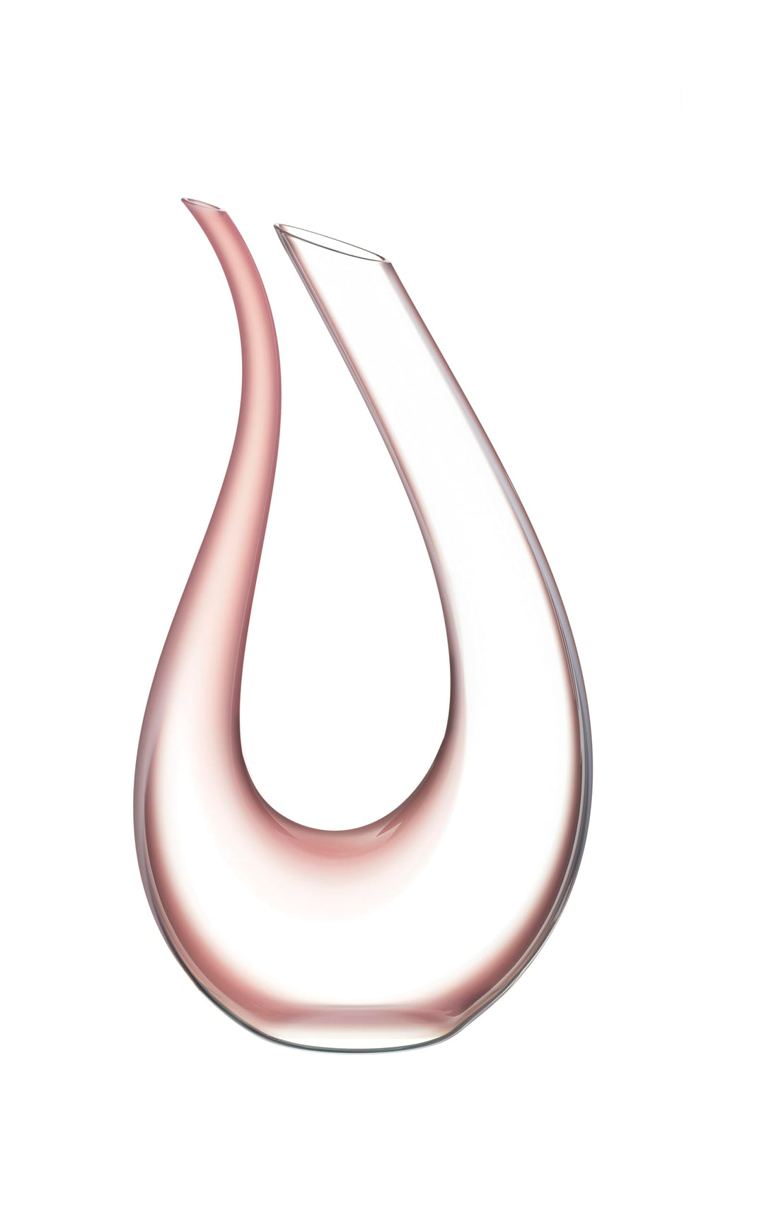 RIEDEL Amadeo Dekanter - Rosa, Einzelpackung, klares+rosanes Kristallglas, handgefertigt
