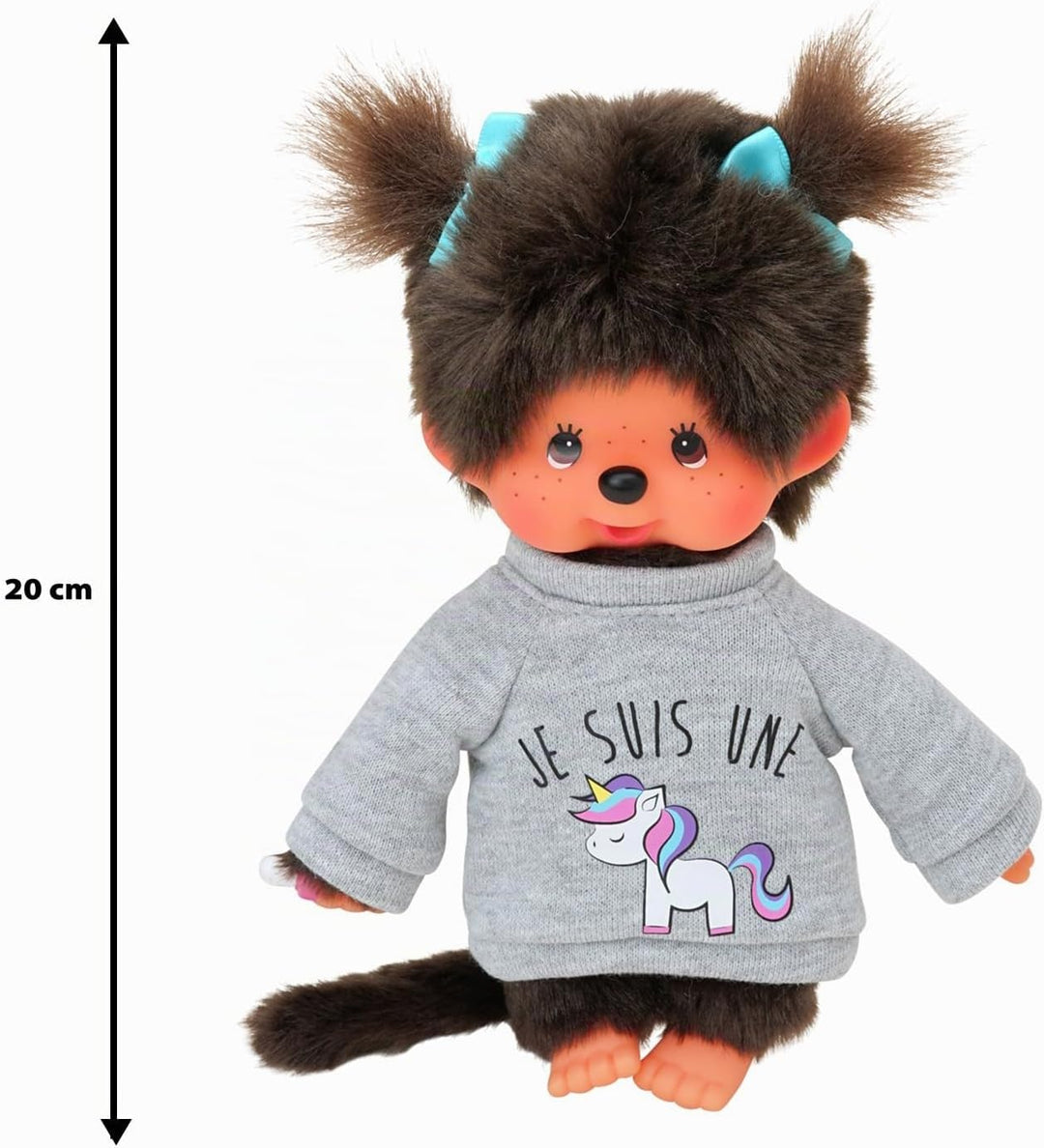 Bandai CPDO151 Monchhichi Sweatshirt Tendance, farblich sortiert, Mehrfarbig