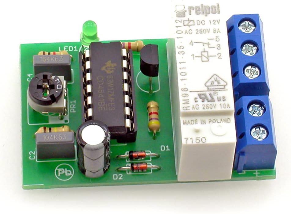 AVT1710 KIT DIY Verzögerungsschalter, Elektronisches DIY Kit, Lernpaket, Elektronik-Bastelkit, Kit z