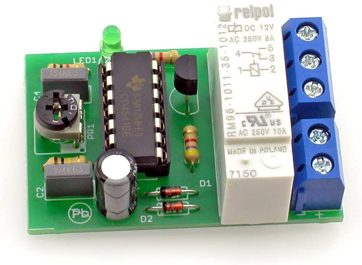 AVT1710 KIT DIY Verzögerungsschalter, Elektronisches DIY Kit, Lernpaket, Elektronik-Bastelkit, Kit z