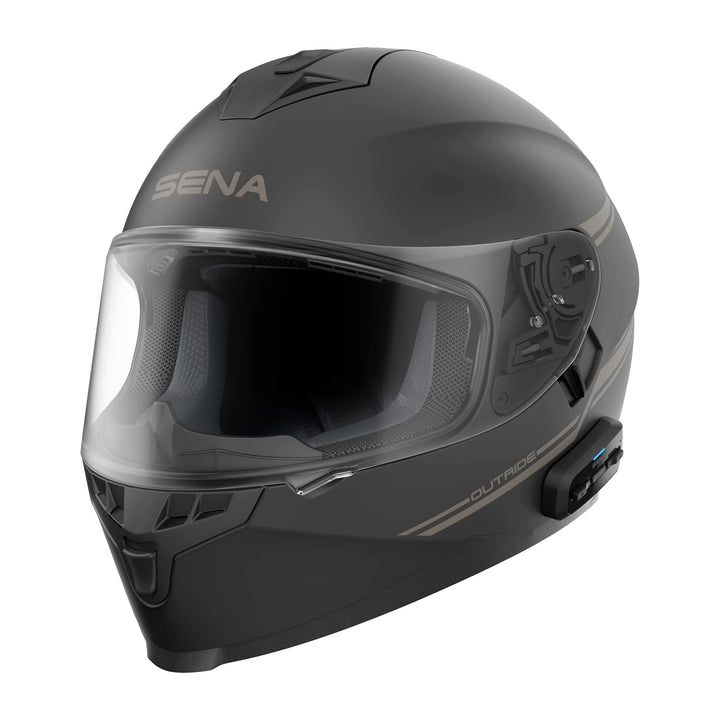 Sena Outride ECE-zertifizierte Motorrad Integralhelm Mir integrierter Bluetooth Intercom und Smartph