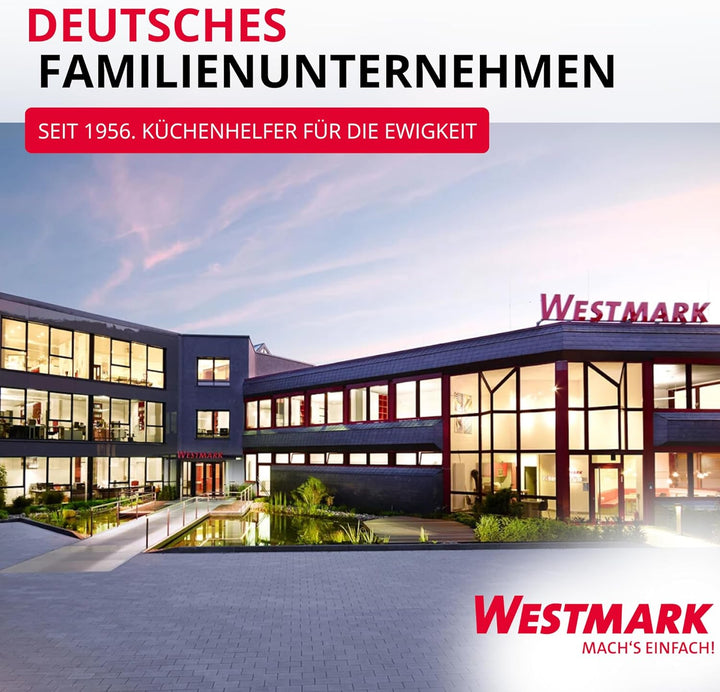 Westmark Flachmann Delano – kleine Taschenflasche mit Trichter, Trinkbehälter für Drinks unterwegs,