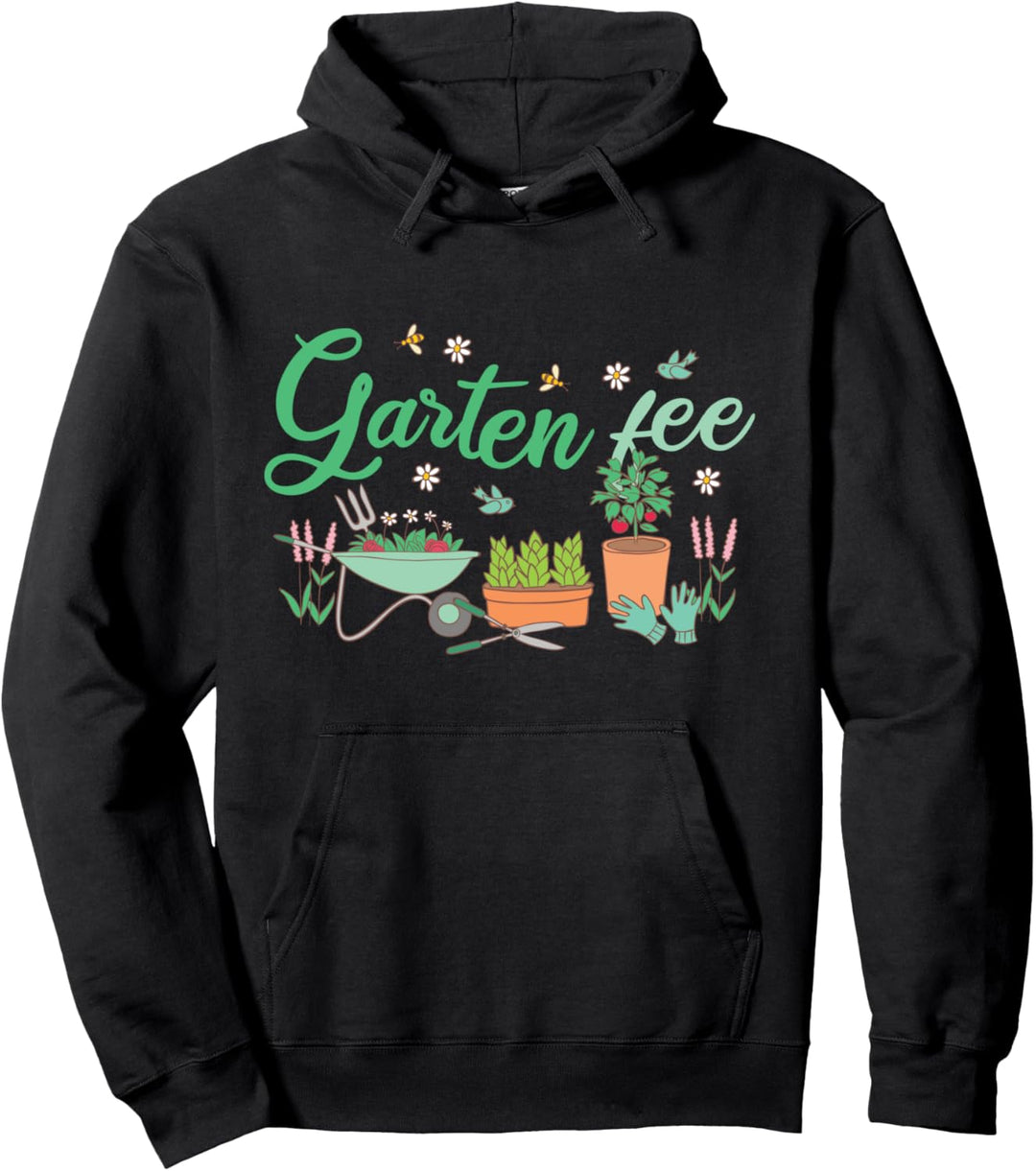 Garten Fee Gartenfee Gärtner Gärtnerin Lustiges Outfit Pullover Hoodie