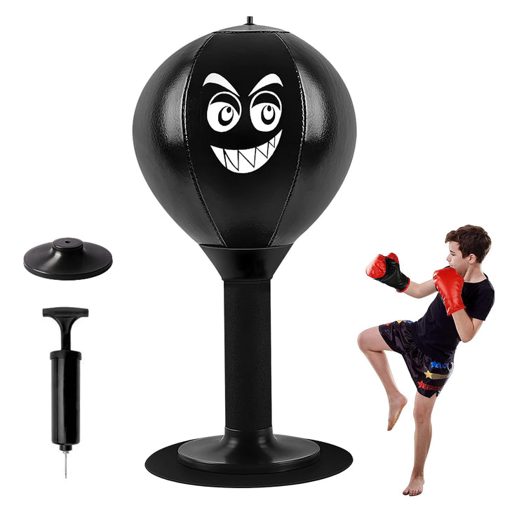 Punchingball Tisch, Punching Ball Punchingbälle Boxbirne Stehend Desktop-Boxsack Stress Buster Speed