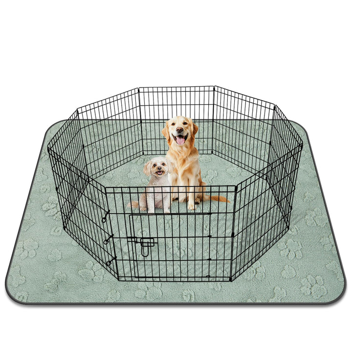 Super Saugfähig Welpenunterlagen Waschbar, 1er Weich Puppy Pads 208x133 cm | Auslaufsicher Welpen Un