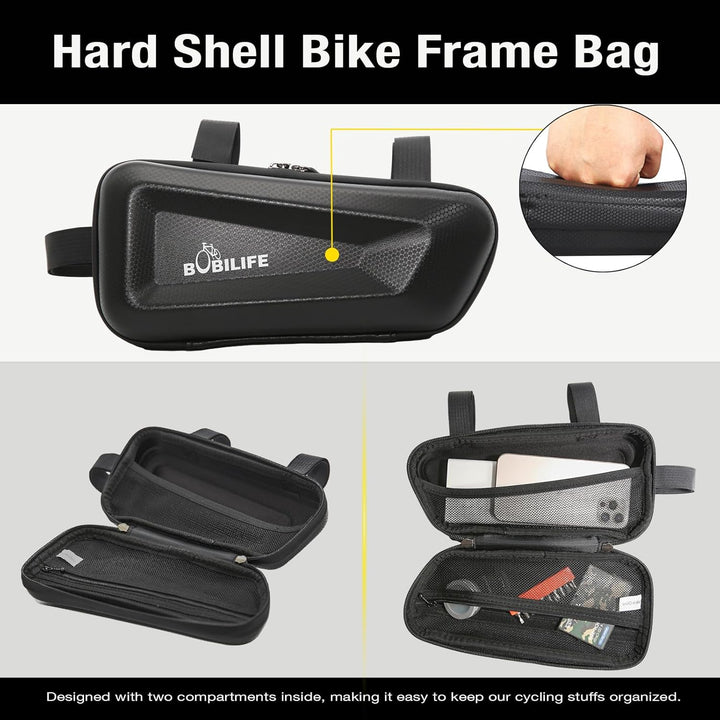 Fahrrad-Rahmen-Tasche, dreieckig, EVA, wasserdicht, für Rennrad, MTB