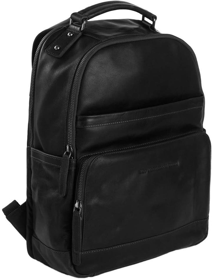 The Chesterfield Brand Austin - Rucksack 14" 39 cm Schwarz, Schwarz