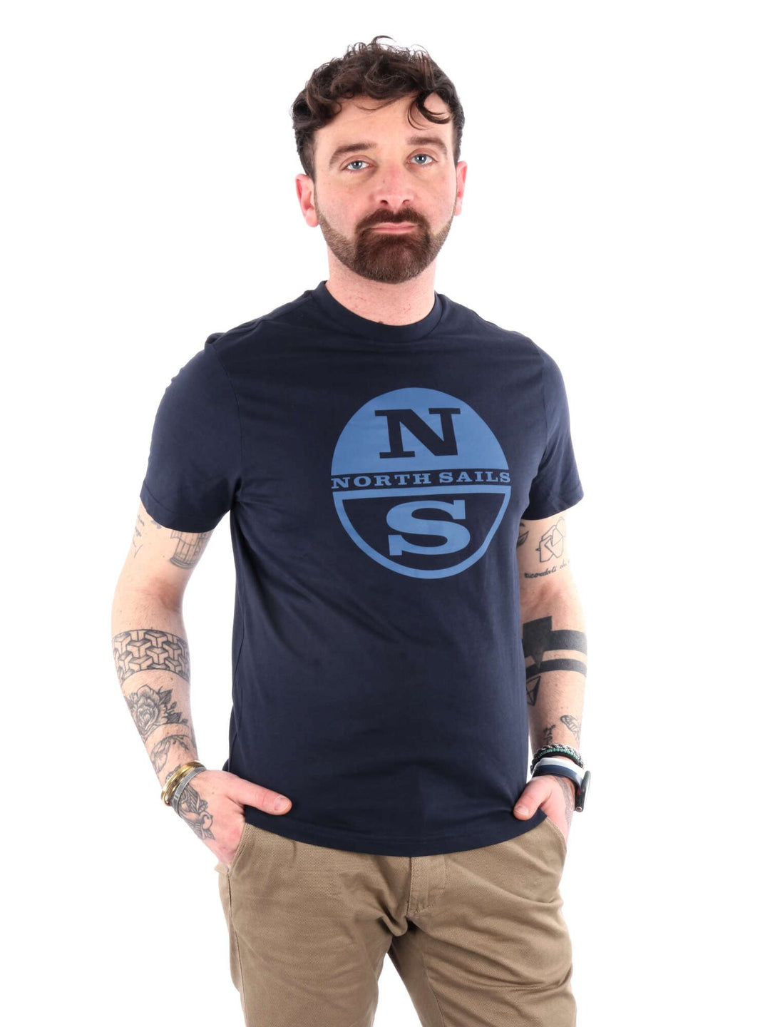 NORTH SAILS Herren T-Shirt W/Graphic Tshirt XL Marineblau, XL Marineblau