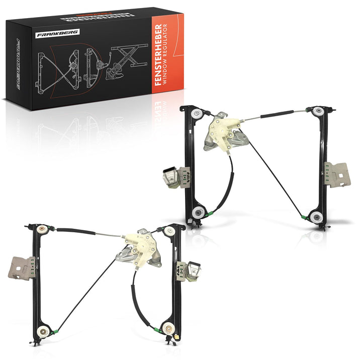 Frankberg 2x Fensterheber Elektrisch Ohne Motor Vorne Links Rechts Kompatibel mit SLK R170 Cabriolet