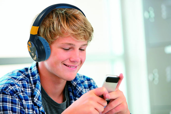 Lexibook - Batman - 2 in 1 Bluetooth Foldable Headphones (HPBT010BAT), Batman