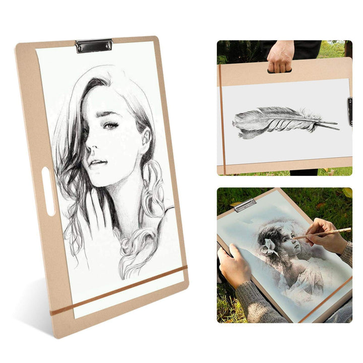 Zeichenbrett Holz Sketch Board A3,Malbrett 45, a3 Frame,Art to Frame,Skizzieren 45 × 60 cm Malbrett,