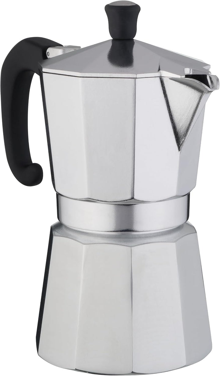 KAUFGUT FRV290610 Espressokocher Moka, Tz.6 Prestige Induktion, Mehrfarbig