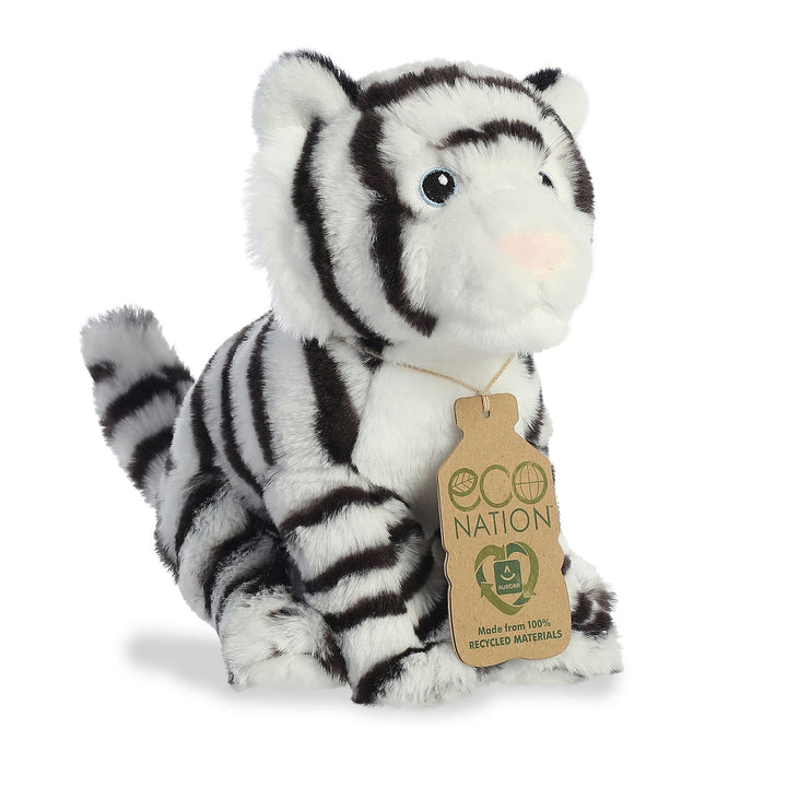 Aurora - Eco Nation - 9" White Tiger Weisser Tiger 1 EA, Weisser Tiger 1 EA