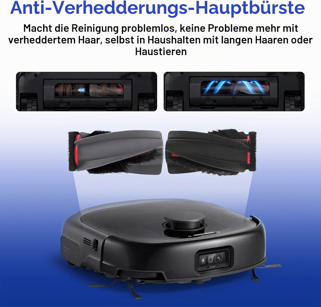 C28 Zubehör Ersatz für Eufy C28 Omni Staubsauger,ZubehörSet Beinhaltet 1 Hauptbürste,1 Rollmopp,4 Se