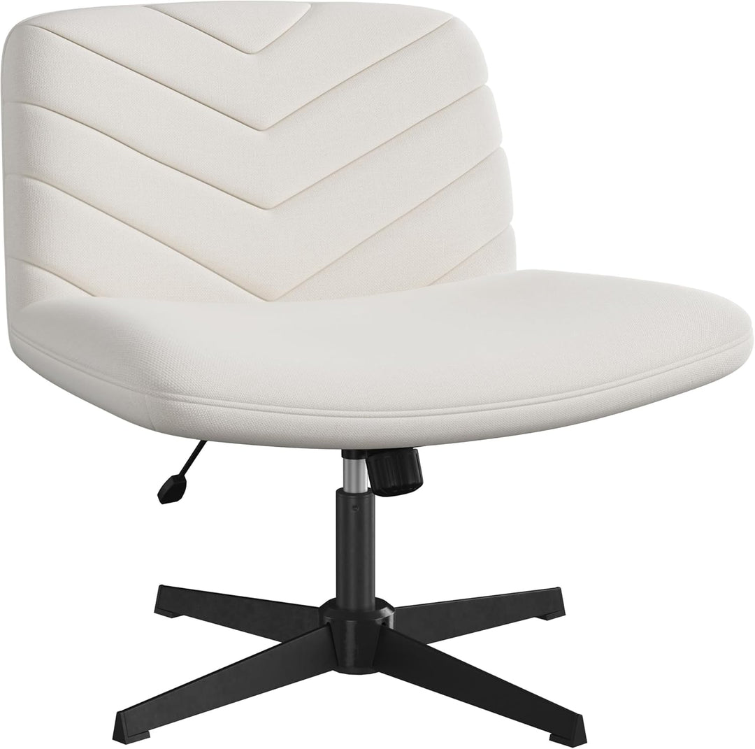 Yaheetech Bürostuhl, Ergonomischer Schreibtischstuhl mit breitem Sitzkissen, Höhenverstellbar Drehst