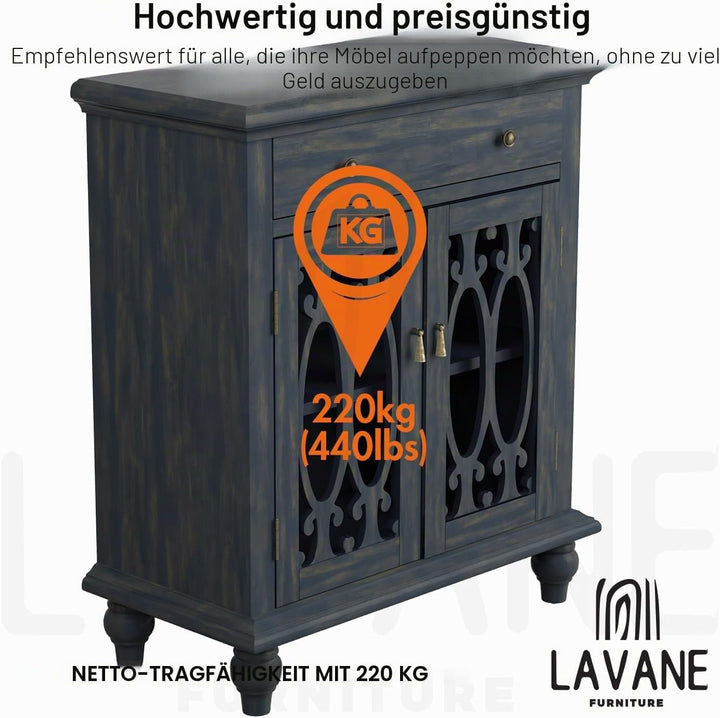 LA VANE 4 Stück Möbelfüsse aus Massivholz - 12cm Höhe, Unlackiert, Spindelform mit M8 Bolzen & Monta