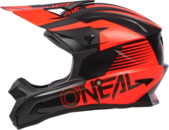 O'NEAL 3SRS Helm ATTACK Schwarz/Weiss XS Schwarz/Rot, XS Schwarz/Rot