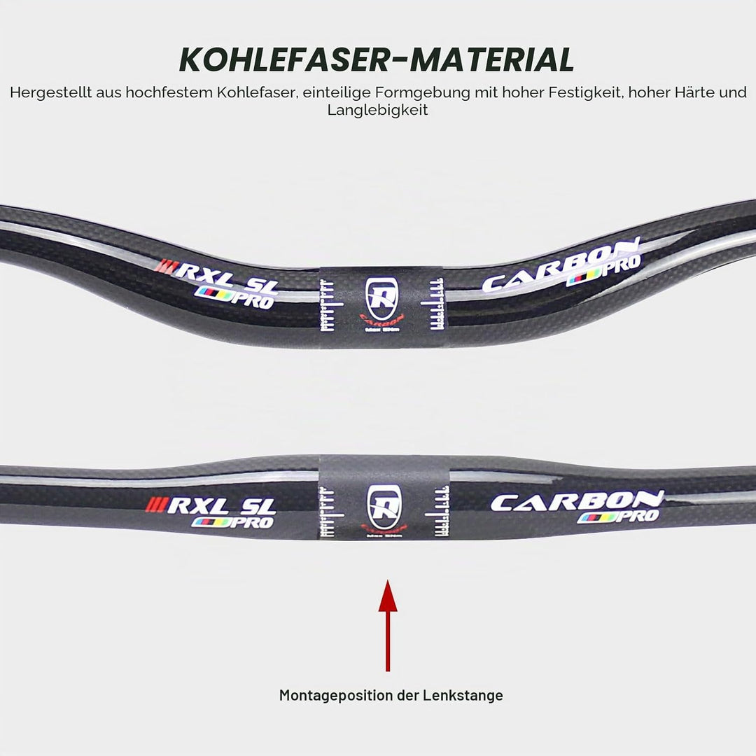 fahrradlenker carbon mtb,RXL SL riser bar carbon 31.8 * 680mm | mountainbike lenker Ergonomische Hoc