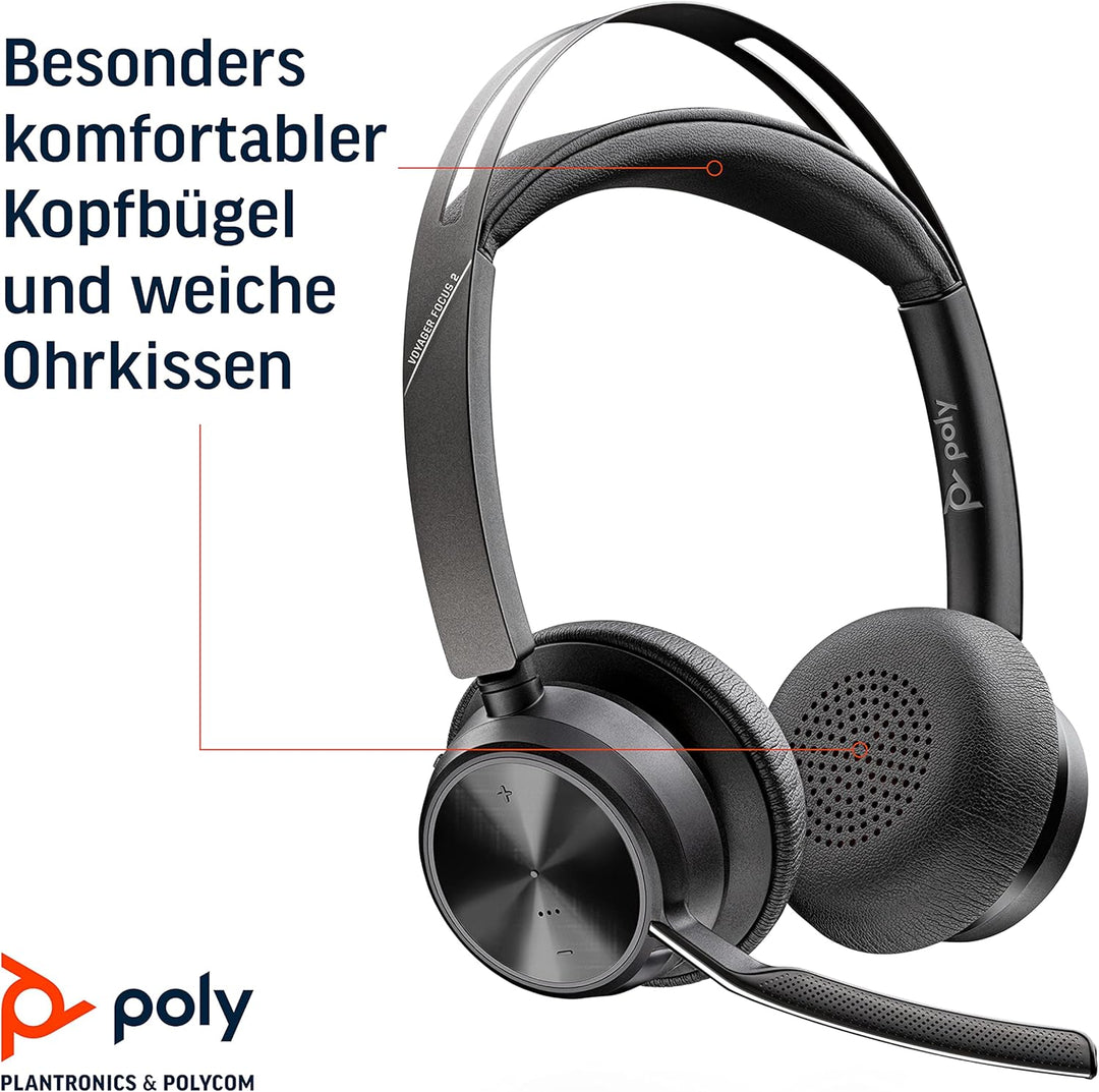 Poly Voyager Focus 2 UC USB-A Headset - B-Ware
