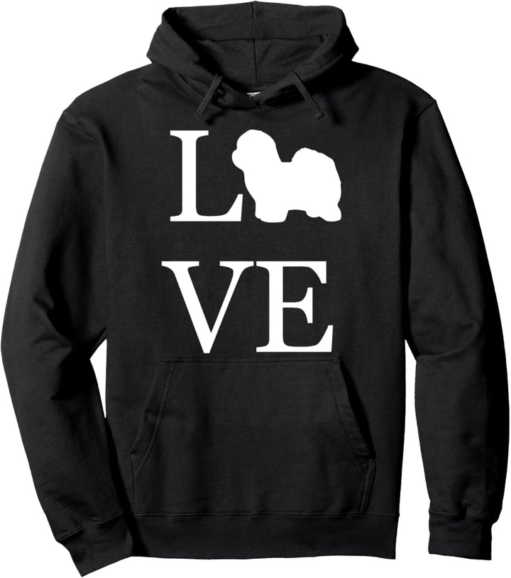 Hundebesitzer "I Love Coton De Tulear", Weiss Pullover Hoodie