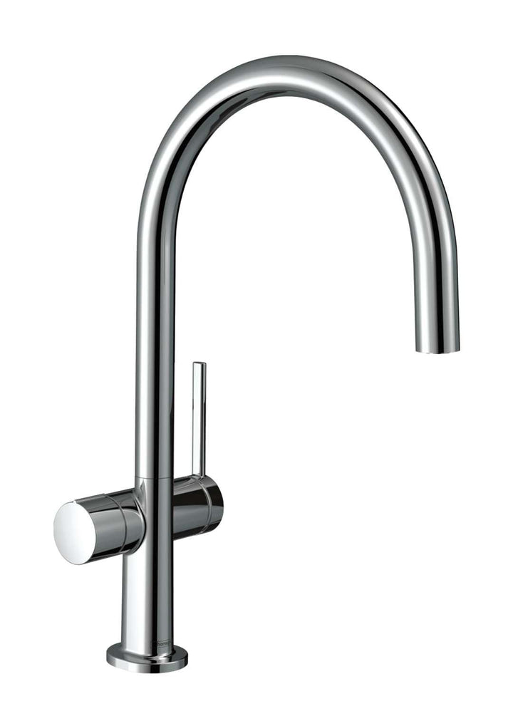 hansgrohe Küchenarmatur mit Geräteabsperrventil Talis M54, Wasserhahn Küche mit Auslauf Höhe 220 mm,