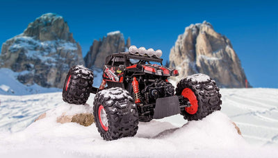 Carson – The Beast 1:12 – RC-Auto als Amphibienfahrzeug, 100% RTR, für Land und Wasser, robust und w