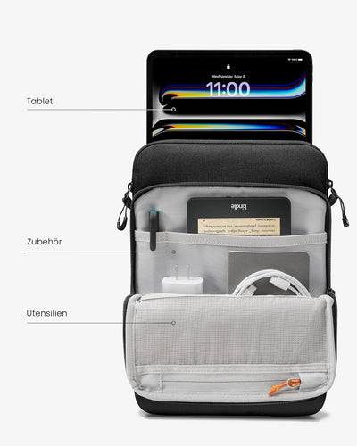 tomtoc 360° Tablet Tasche für 11 Zoll iPad Pro M2&M1 (4/3/2/1 Gen) 2022-2018, 10,9" iPad Air 5/4, 10