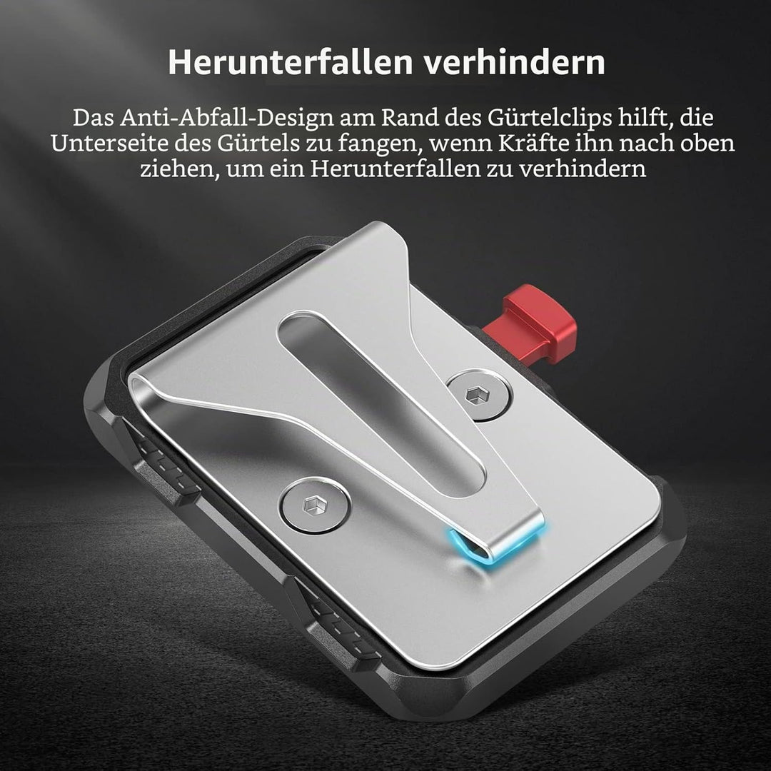 SMALLRIG Mini V Mount Batterieplatte mit Gürtelclip - 2990