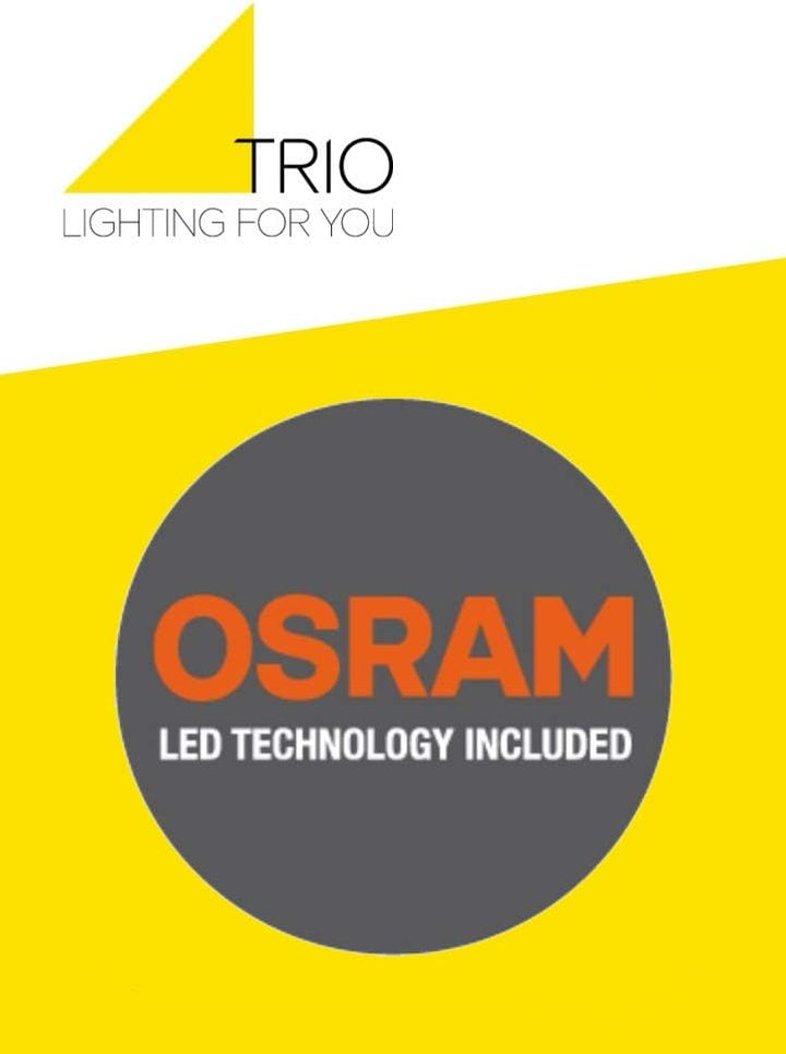Trio Leuchten Trent 226960242 LED Aussen Wandleuchte, Aluminium, 10 Watt, Anthrazit, Anthrazit