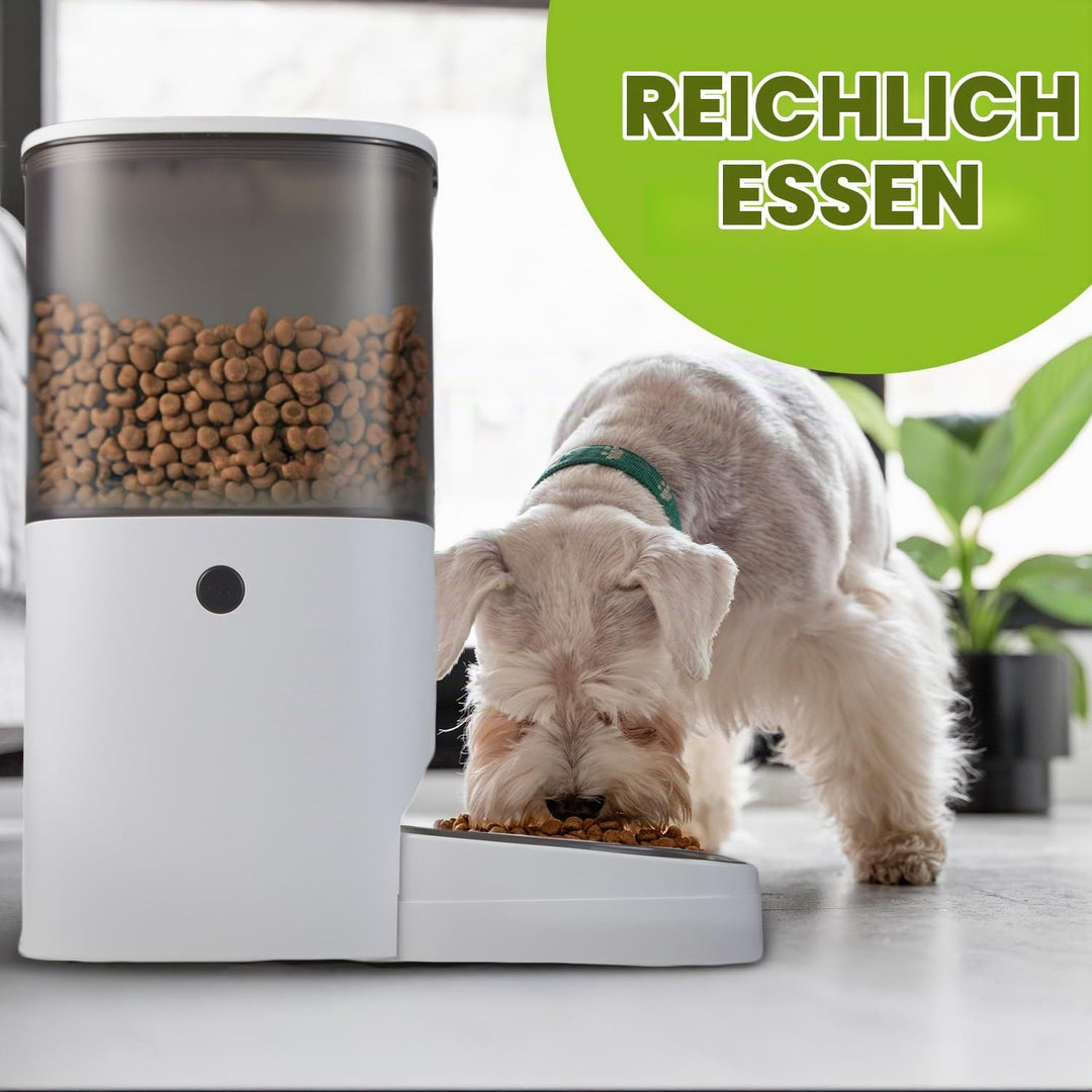Green Blue Automatischer Futterspender für Haustiere 6 Liter | bis zu 8 Mahlzeiten pro Tag programmi