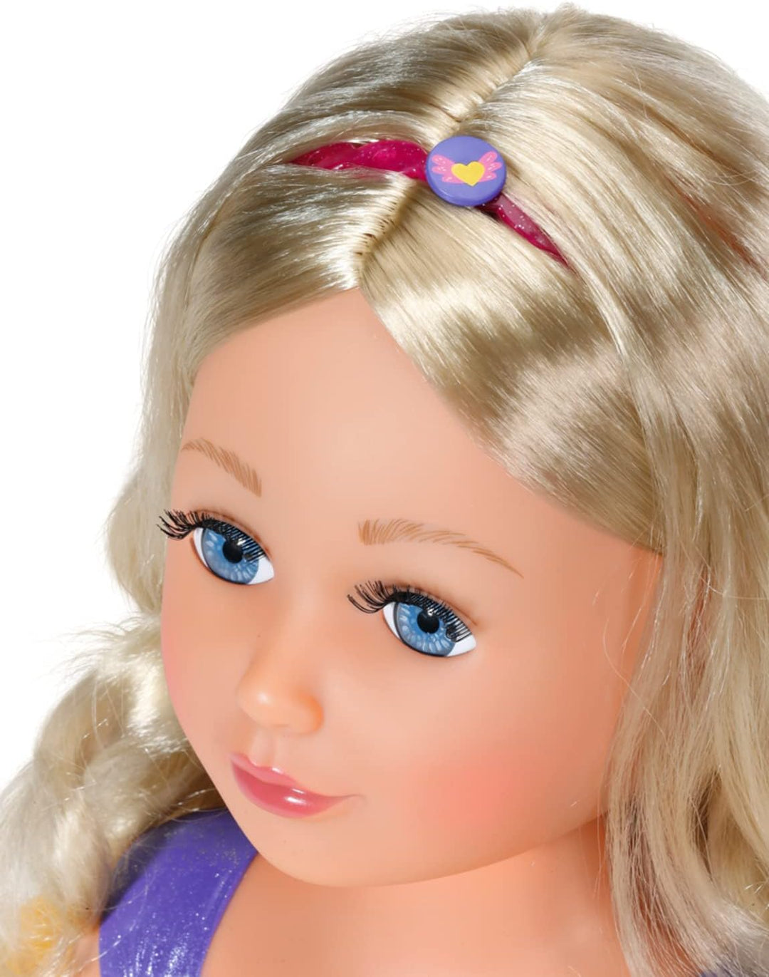 BABY born Zapf Creation 835234 Sister Styling Head-Schminkkopf, Frisierkopf mit hochwertigen Langen
