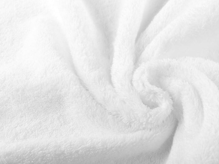 herzbach home Premium Badetuch 100 x 150 cm (weiss) – Grosses, weiches & saugstarkes Badehandtuch in