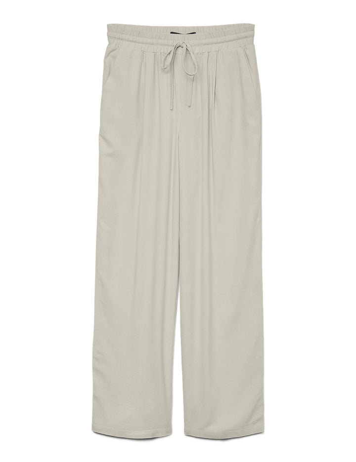 Vero Moda Female Hose mit weitem Beinschnitt VMJESMILO Mittlere Taille Hose XS Silver Lining, XS Sil