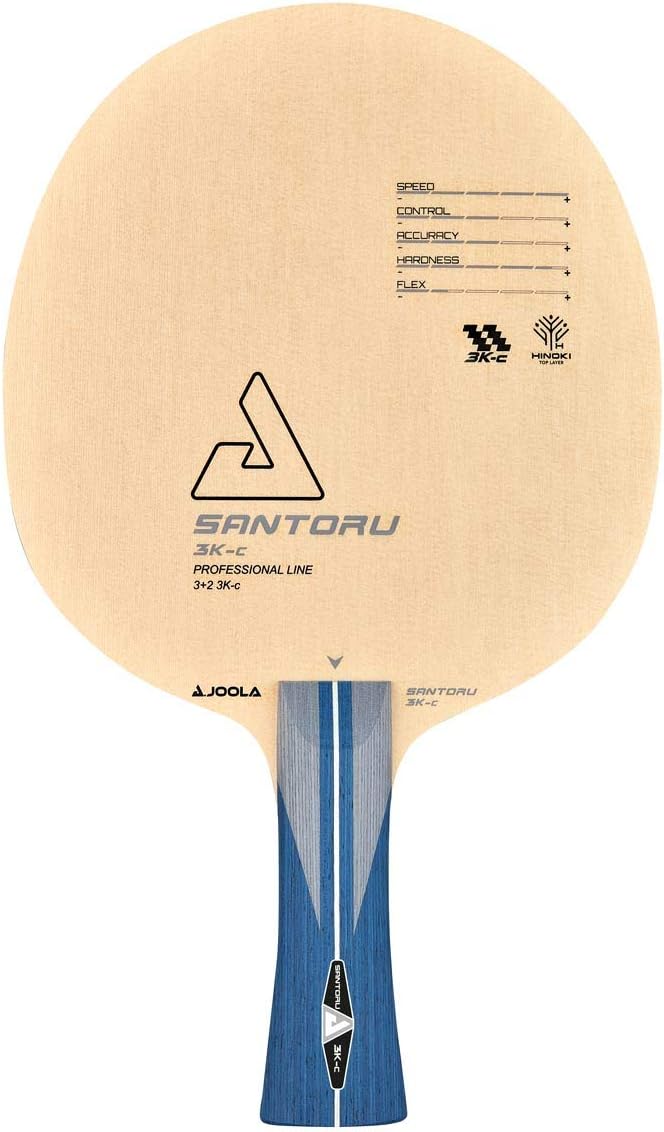 JOOLA Tischtennisholz Santoru 3K-C (gerade)