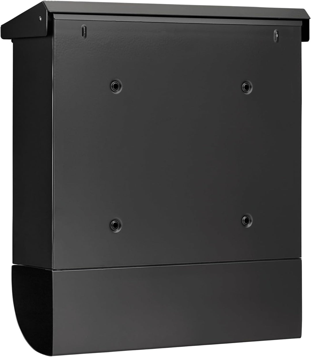 Burg Wächter Briefkasten, Schwarz, 420 x 377 x 115 (HxBxT) Schwarz Briefkasten-Set, Schwarz Briefkas