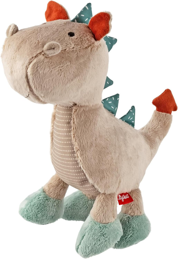 sigikid 43273 Drache Patchwork Sweety, Plüsch, Kuscheltier, Stofftier, kuschelweich, Trendfarben, ab