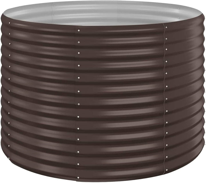 Tidyard Pflanzkübel Hochbeet Gemüsebeet Pflanzbeet Frühbeet Garten Pflanzkasten Metall Pflanzbeet Bl