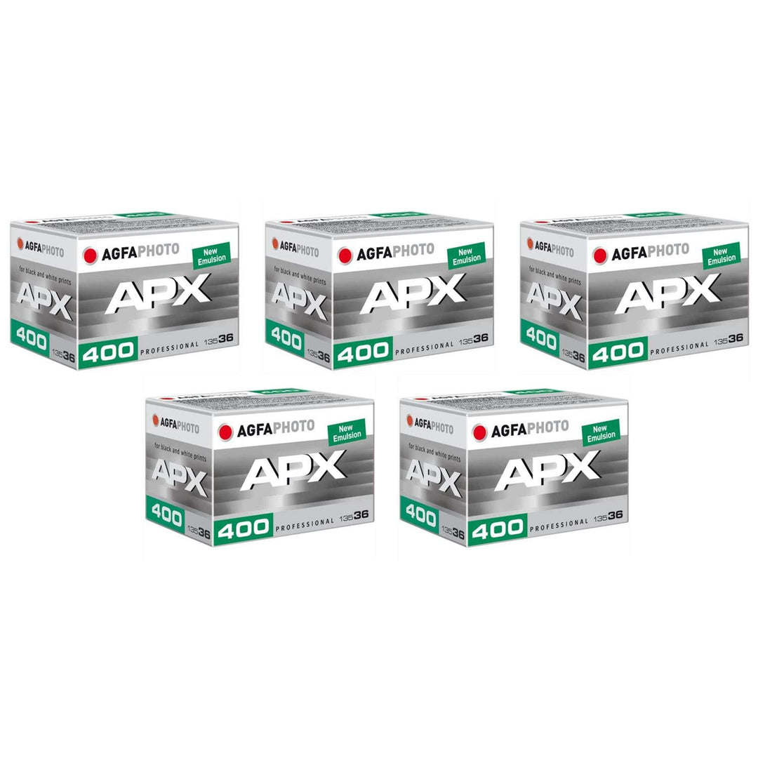 AgfaPhoto APX 400 Prof. 135-36 S/W Film (Neue Emulsion) - 5x1 Modell