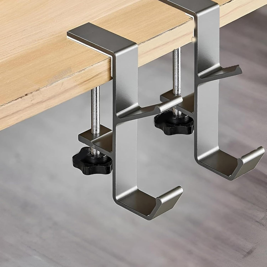 Headphone Stand Desk - Adjustable Desk Edge Hook, Foldable Headphone Holder Hook, Klemmhaken Unter D