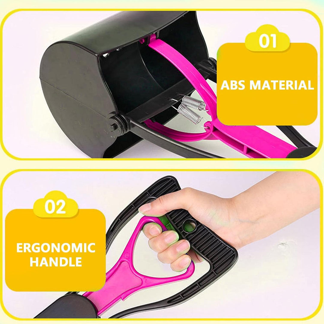 Pooper Scooper, Kotschaufel für Hunde, 420 g, Schaufel für Hundekot, mittelgross und gross Pink, Pin