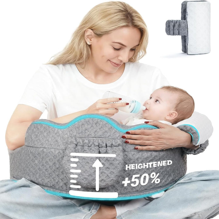 Breastfeeding Pillow,Stillkissen Gross,Nursing Pillow,Memory Foam Stillkissen, Abnehmbarer Kissenbez