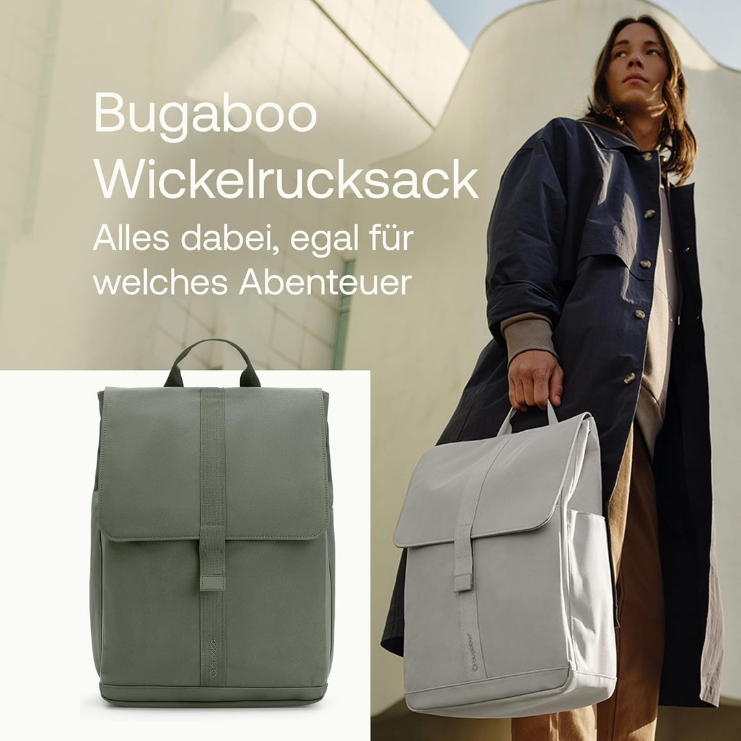 Bugaboo Wickelrucksack, Wasserabweisende Tasche aus nachhaltigem Material, Einfach zu reinigen, mit