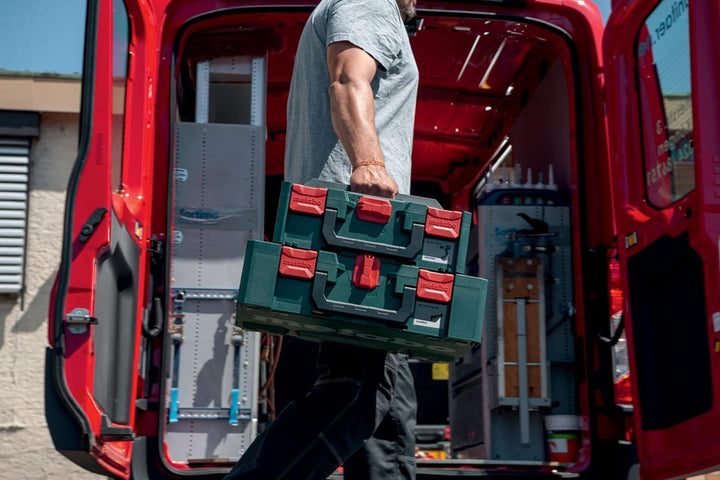 Metabo metaBOX 165 L für Winkelschleifer (626890000) Abmessungen: 496 x 296 x 165 mm, Koffervolumen: