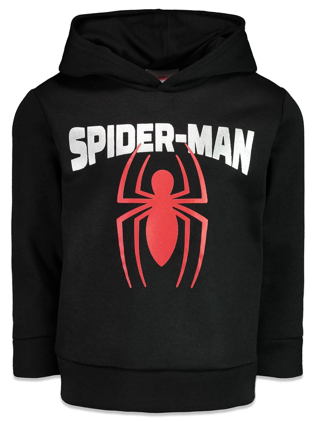 Marvel Spiderman Jungen Athletic Fleece Pullover Hoodie Schwarz 2 Jahre, Schwarz 2 Jahre
