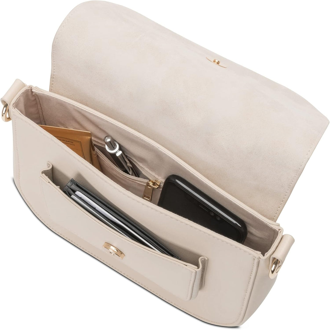 Expatrié Umhängetasche Damen Klein - Louise Medium - Moderne Crossbody Bag aus Veganem Leder - Tasch