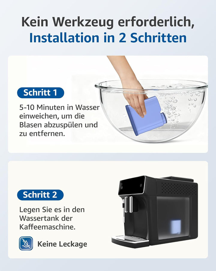 Maxblue Ersatzwasserfilter Kompatibel für Philips® AquaClean® CA6903/10 CA6903/22 CA6903 Kalkfilter,