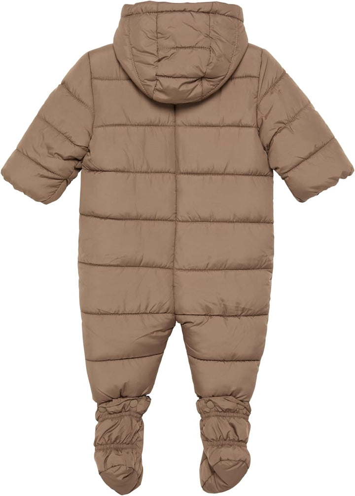 s.Oliver Junior Jungen 2149786 Schneeanzug mit Kapuze 92 Braun 8612, 92 Braun 8612
